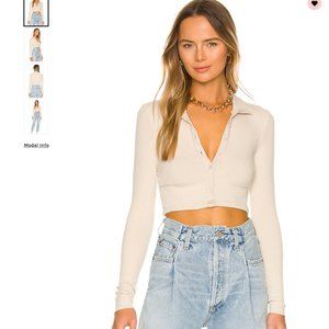 Revolve The Range Cropped Button Down